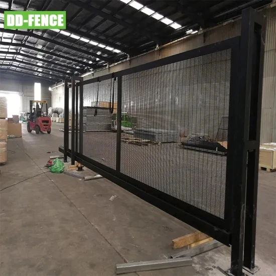

Hot Sale Auto large 6-9 opening industry Cantilever gate supplier manufacturer DD-Fence