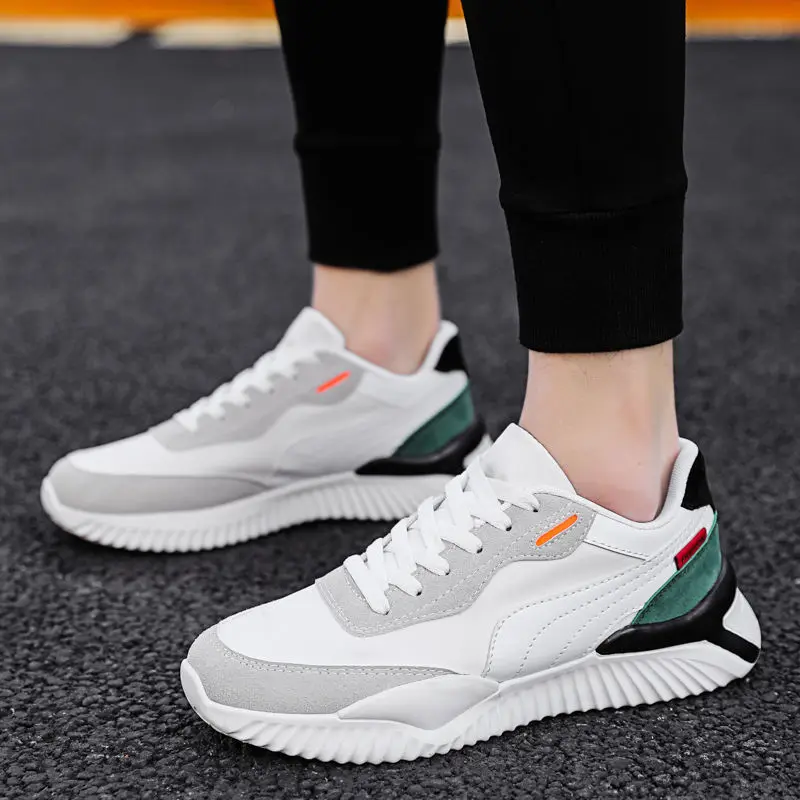 

2021 fashion Trend Lace up mens joggers shoes sport running Men's casual shoes, As picture shows