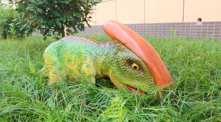 生命大小现实婴儿恐龙手木偶