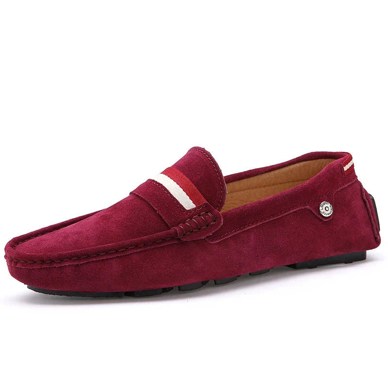 

New style leather cow suede loafer shoes for men moccasins suede shoes for men