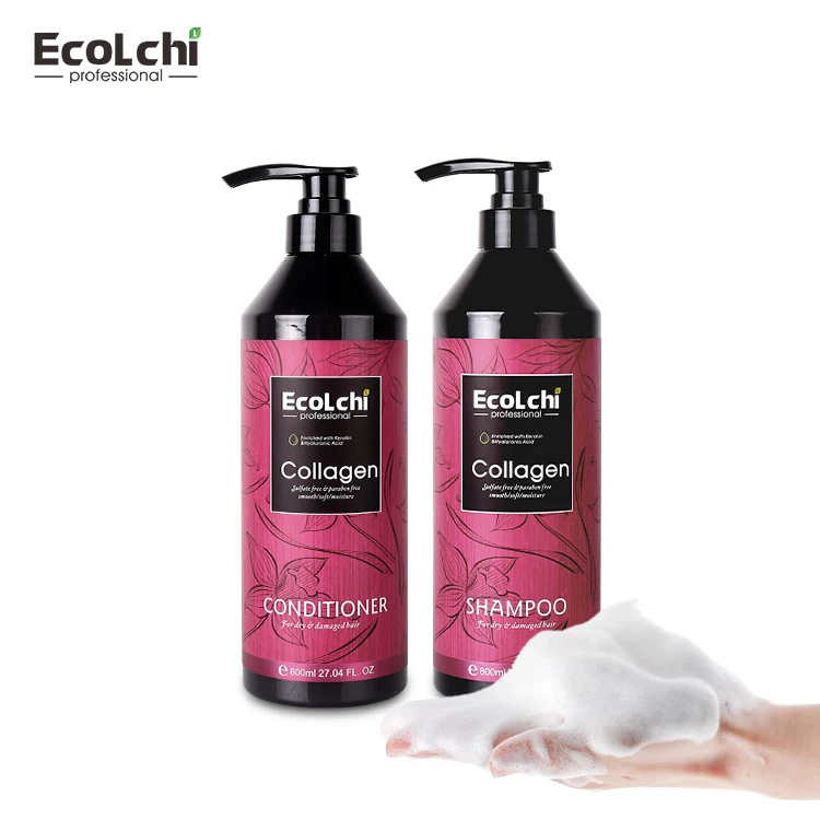 

Ecolchi Hair Shampoo Cream Smooth 3 Yeas 10 Years Experience Customized Accepted Adult Unisex 800ml Supeior 30pcs T/T