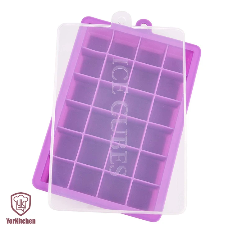 

24 Cavity Ice Tray Mold Ice Tray with Removable Stackable Ice Mold