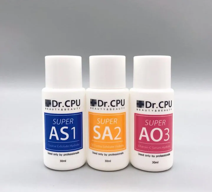 

3 Set Aqua Peeling Solutions Serum AS1, SA2, AO3 for all Hydra dermabrasion Facial Machines