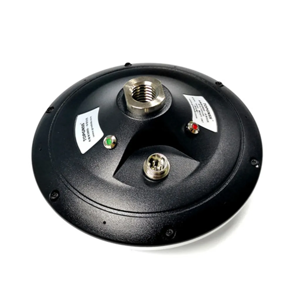 
Designed with the ZED F9P F9 module, the RTK high precision GNSS receiver can be used as a base station and rove TOPGNSS TOP100 