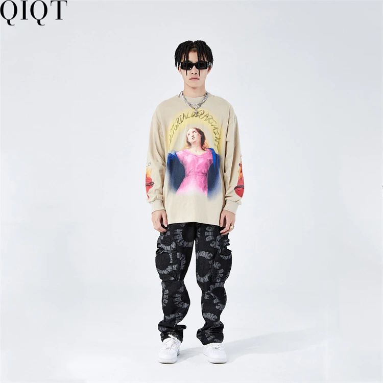 

High Quality Printed Long Sleeves Men Hoodies 100% Cotton Hoodies For Men Custom Men Hoodies, White,khaki