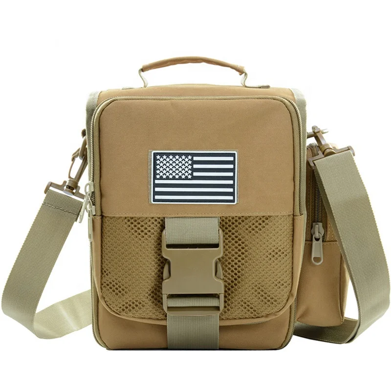 

LUPU Outdoor military tactical waterproof camouflage crossbody bag Army fans tactical shoulder bag, 9 colors