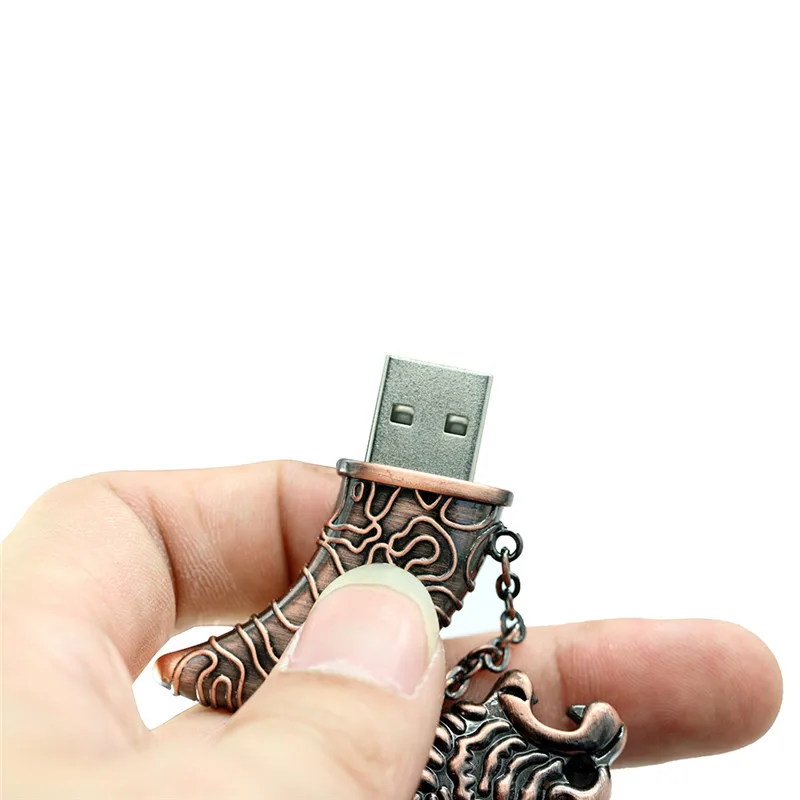 

Antique Metal Key Ring Memory Stick Knife Shape Usb Flash Drive 64Gb