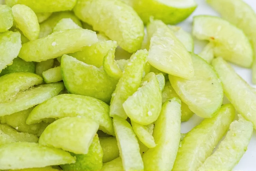 Peeled Lime Close-Up