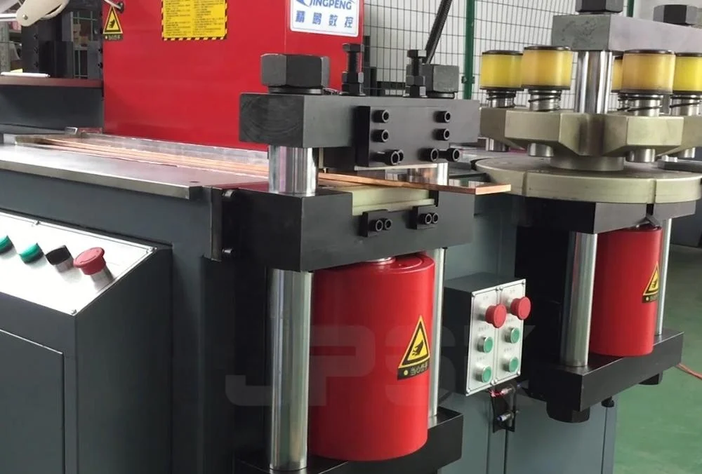 
Copper busbar processing machine three station busbar processor 