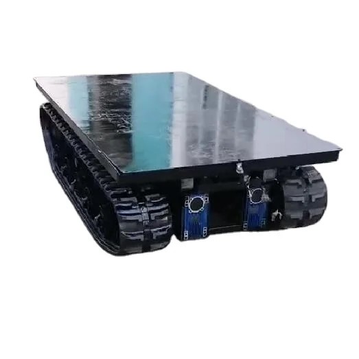 

48V RC remote control Underwater dredging crawler robot chassis tracked carrier undercarriage platform