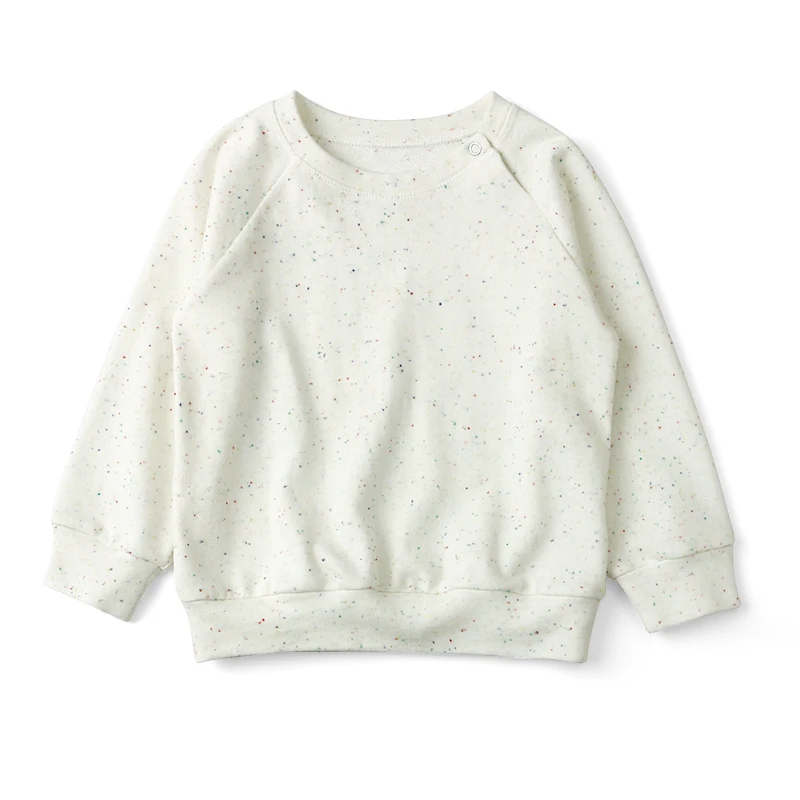 

Stylish Kids Long Sleeve O-Neck top Baby Cotton Pullover Loose Jumper Clothes Kids Speckle Yarn Knit Sweater, Picture shown
