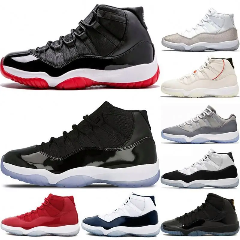 

Discount Snakeskin 11S Men Basketball Shoes 11 Concord Bred Platinum Tint Gown Male Trainer Sport Sneakers Gym Gamma Blue 36-47, Many colors