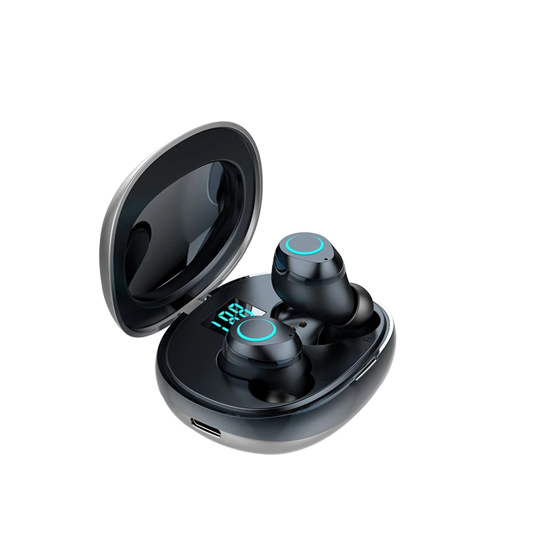 

IPX6 Waterproof Private Label Electronics New Arrivals 2019 Amazon tws 5.0 True Wireless Earbuds earphone, Black