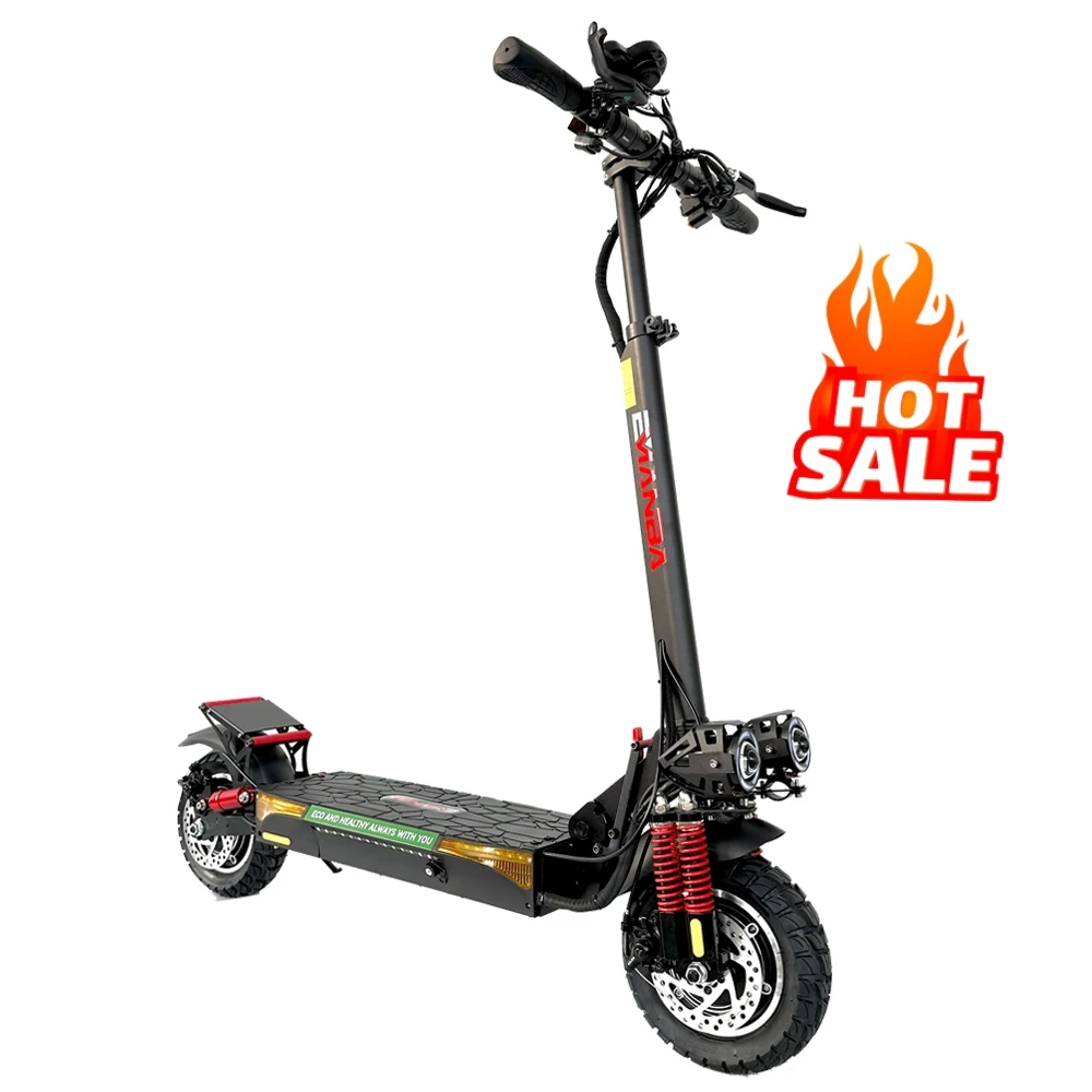 

EU warehouse New Cheap Adult Electric Scooter 1600W 48V off road waterproof electric scooter with nfc key