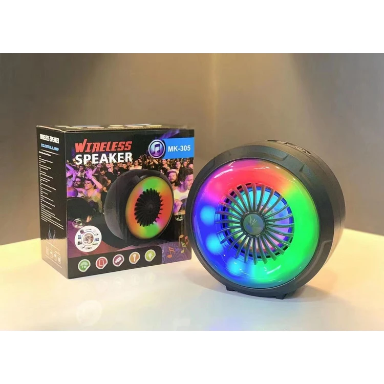 

MK-305 New Design Portable Speaker Mini Multi Function Speaker With Ring Light