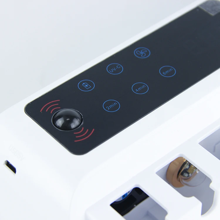 
automatic touch UV LED light electric ultraviolet toothbrush toothpaste holder dispenser sterilizer 