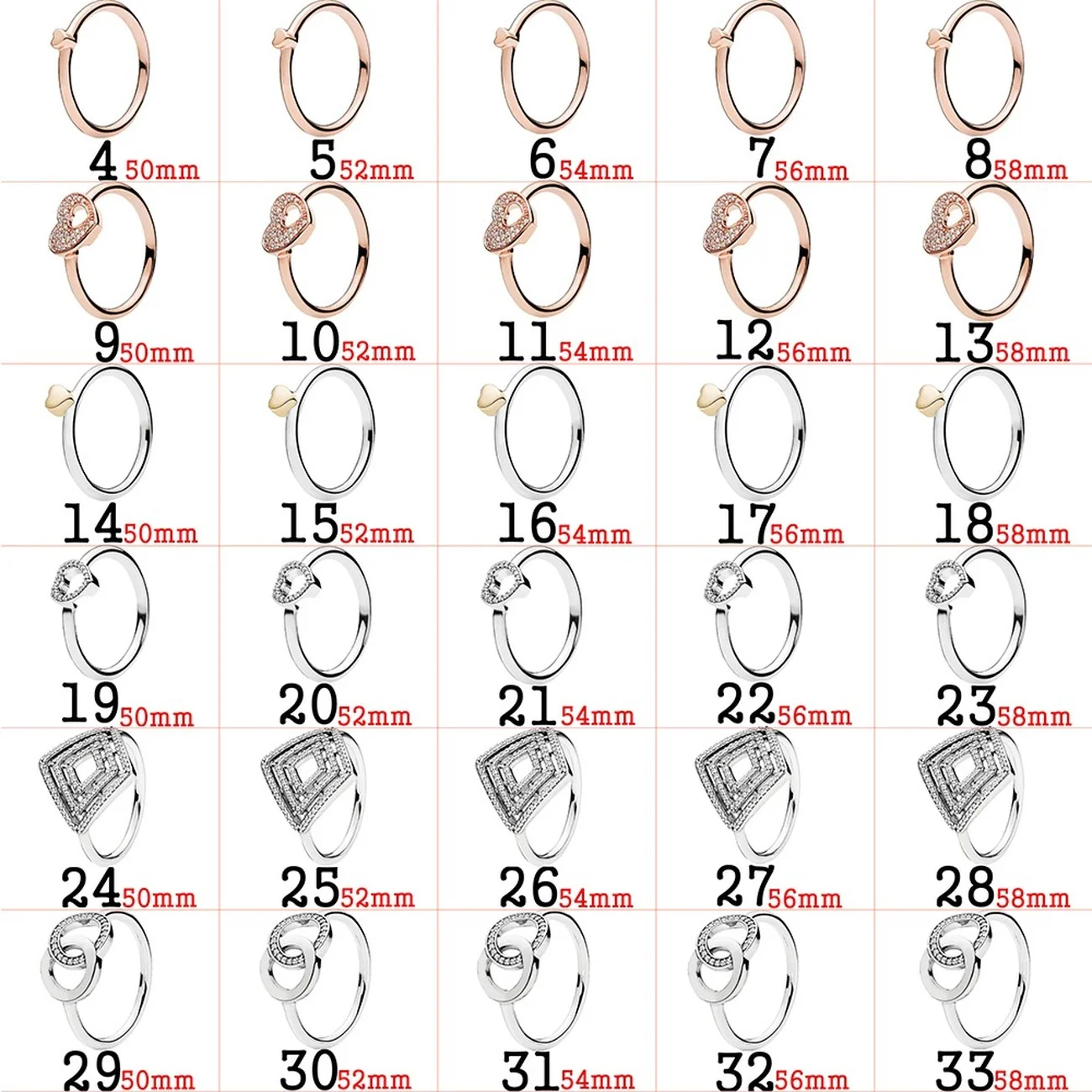 

2021 925 Silver Heart-to-heart Wheel of Fortune Intertwined Ribbon of Love Original Jewellery for Women