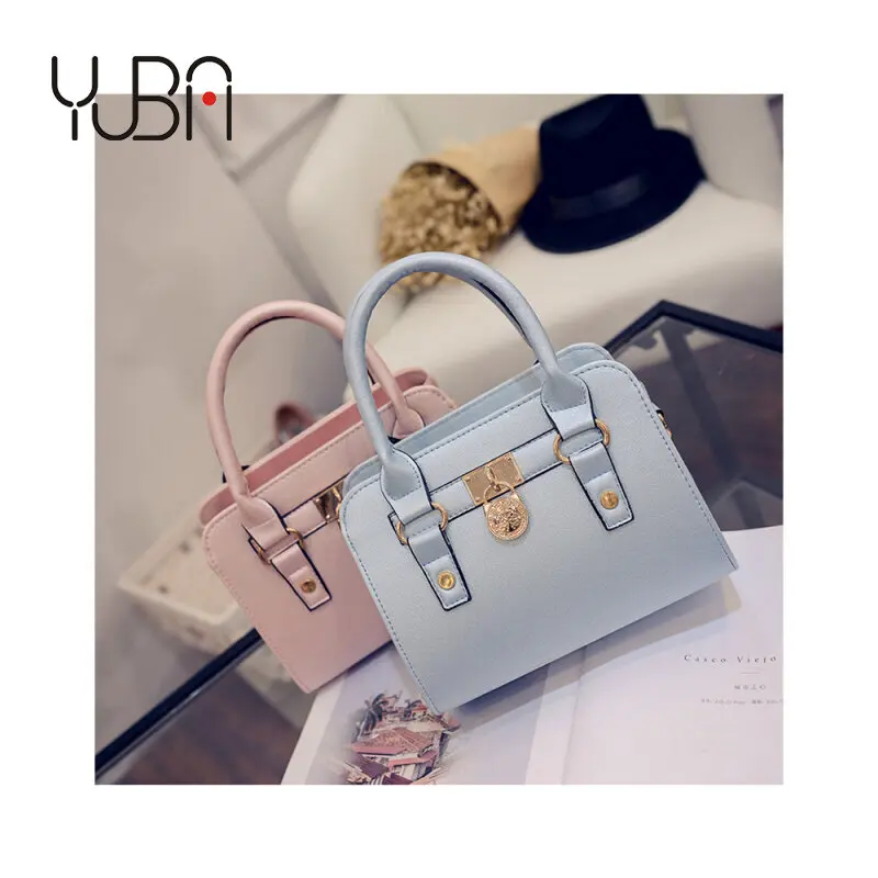 

Fashion casual hand bag 2021 sweet round lock shoulder designer handbag for women custom tote bag with logo, Customizable