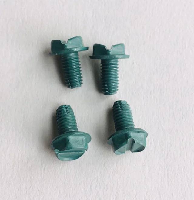 PATIKIL 10-32 x 3/8 Inch Hex Washer Head Grounding Screws, 50 Pack