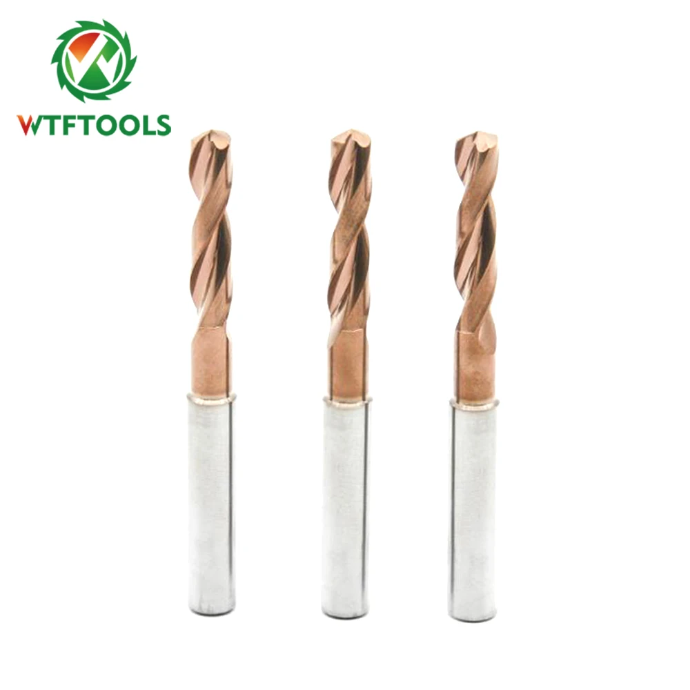 
3D 9.3mm Tungsten Carbide Drill Bits For Carbon Steel With High Precision 