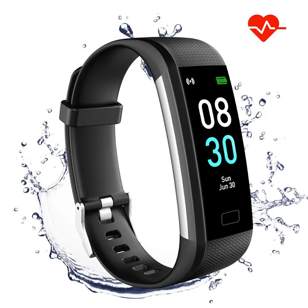 

Hot Sale IP68 Waterproof Fitness Tracker Pedometer Watch 3D Digital Smart Watch Pedometer, Black, blue, pink, purple, green