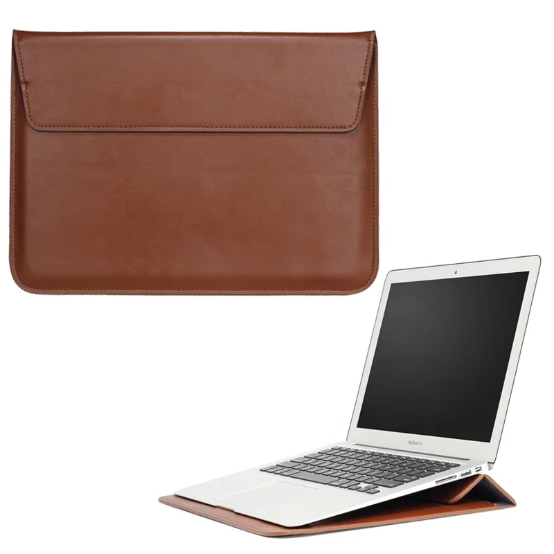 

For Macbook Bag Case 16" 11" 12" 13" 15" Leather PU Laptop Sleeve