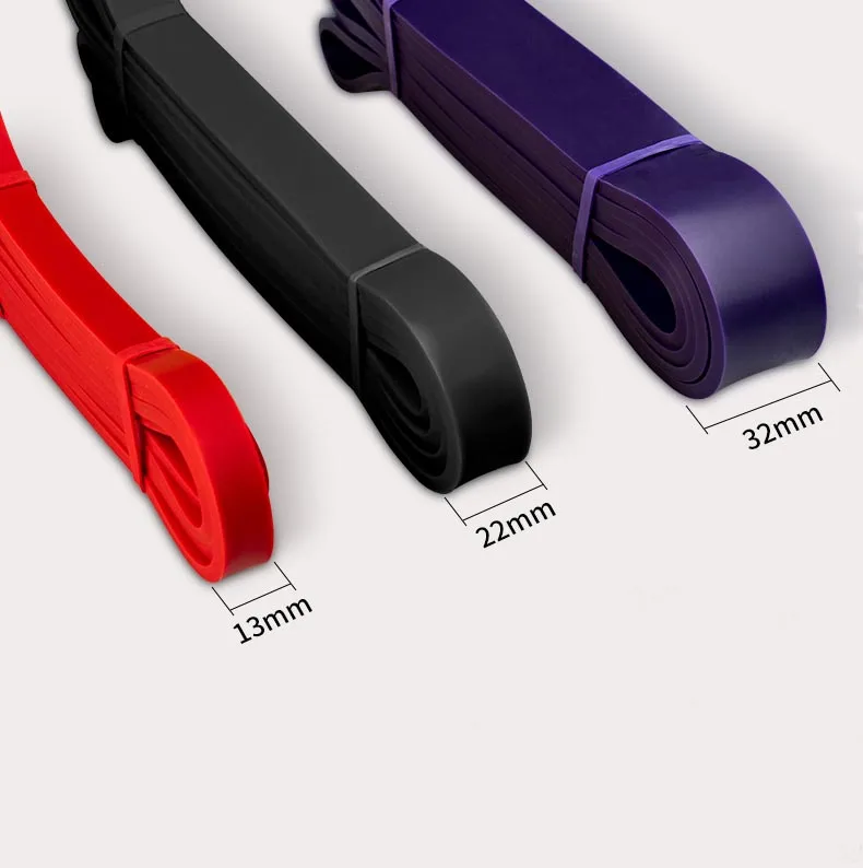 

A One Low Moq Factory Wholesale Private Label Exercise Rubber Set Of 3 Resistance Loop Bands Pull Up Power Bands, Red/black/ purple