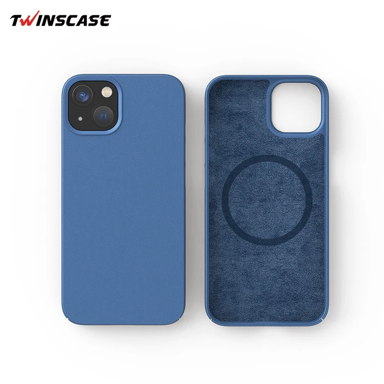 

2022 Magnetic Mag-safe Wireless Charging Phone Cover Fashion Hard PC Back Cell Phone Case for iPhone 13 12 Mini Pro Max, 5 colors