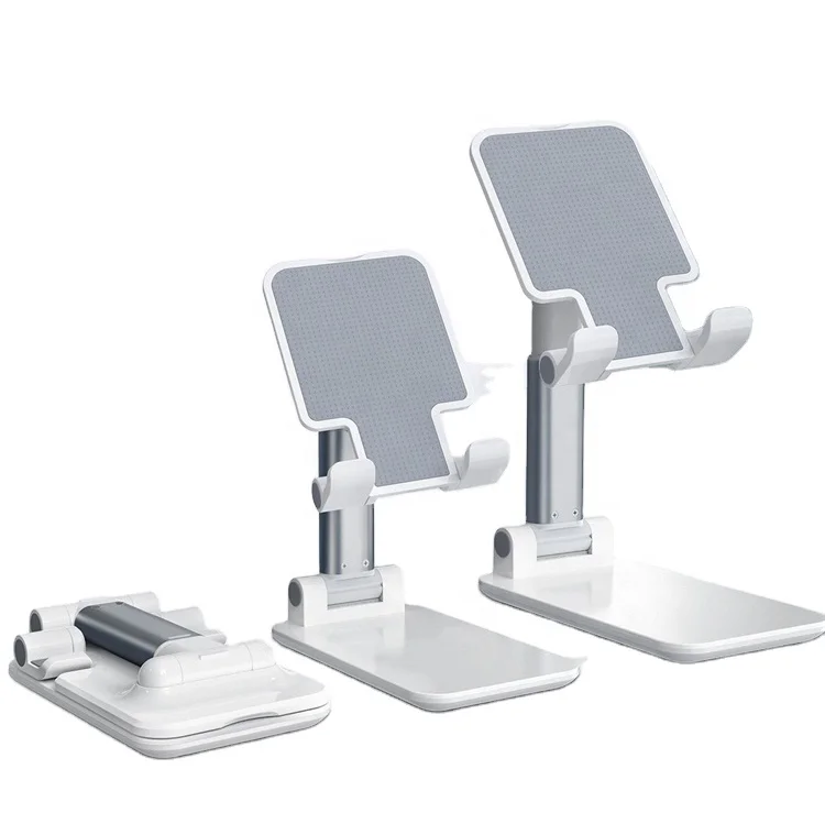 

2020 New Arrival Mobile Accessories Adjustable Tablet PC Desk Stand Phone Holder, Black, white, pink