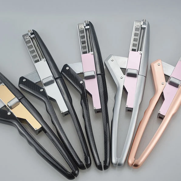 

high quality double drwan silky smooth #613 6D hair extension new product