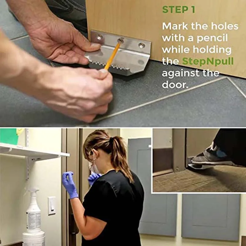 
Zero Touch Foot Door Opener Foot Operated Pull Hands Free Door Opener 