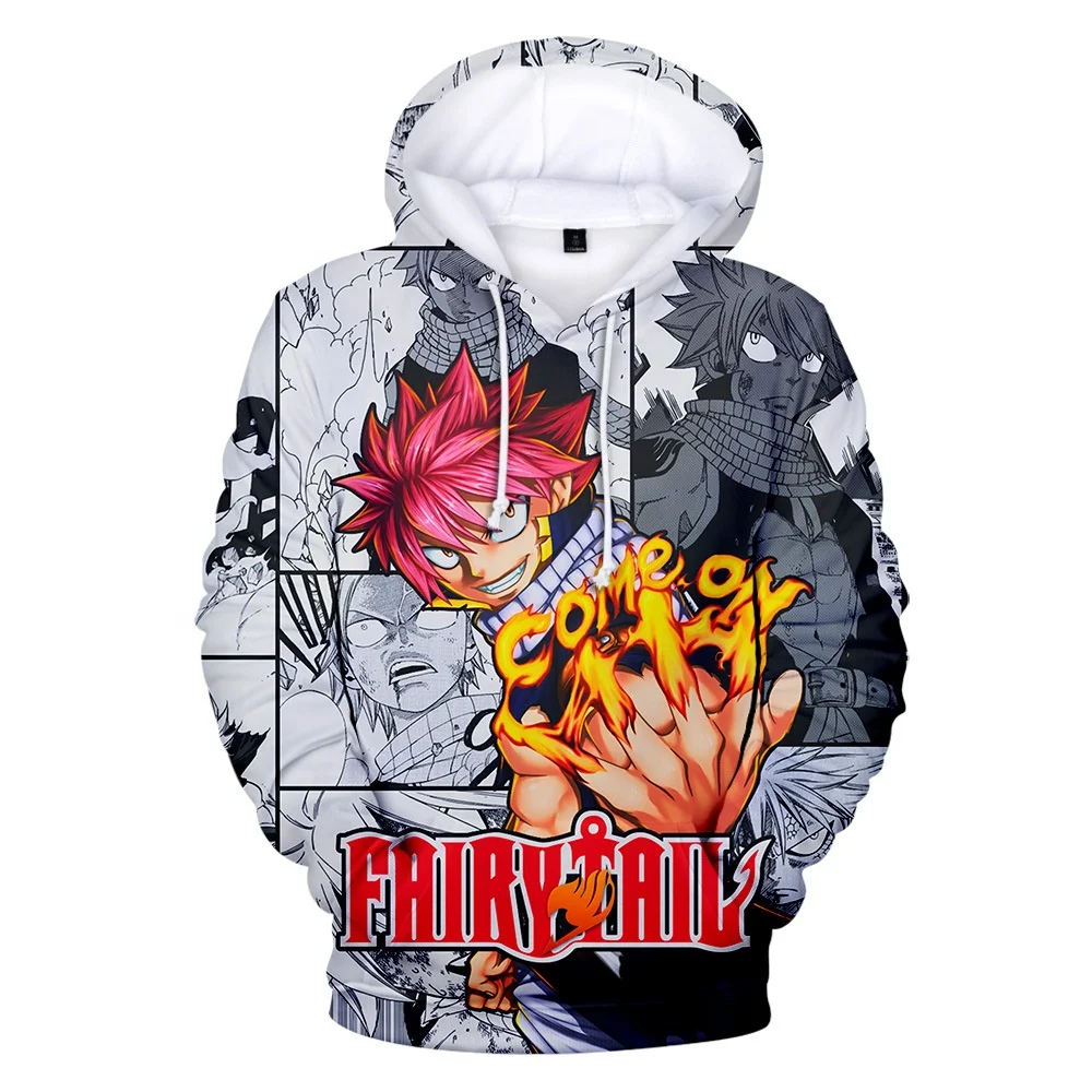 

2021 New designs hot sale 3d printed fairy tail wholesale printed stock fairy tail sweatshirt top sale sublimation hoodies, Csutomized