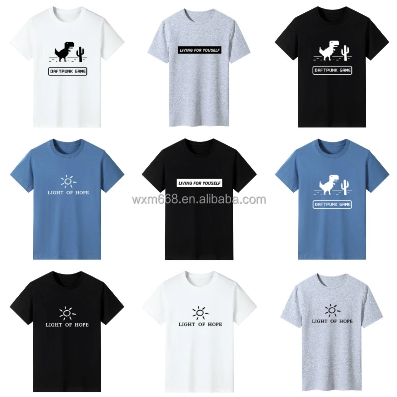 

Manufacturers of T-shirts printed round collar take other people's T-shirts men short sleeves cotton T-shirt tops wholesale chea