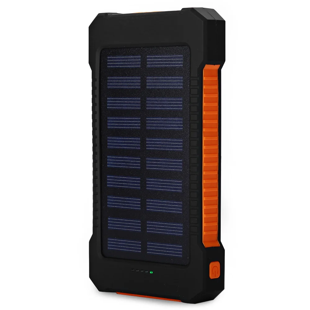 

Waterproof Solar Panel Power Banks Mobile Solar Power Bank 20000mah With Led Light