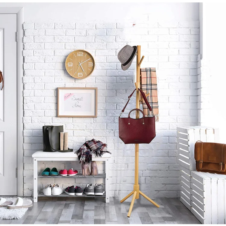 coat rack wood