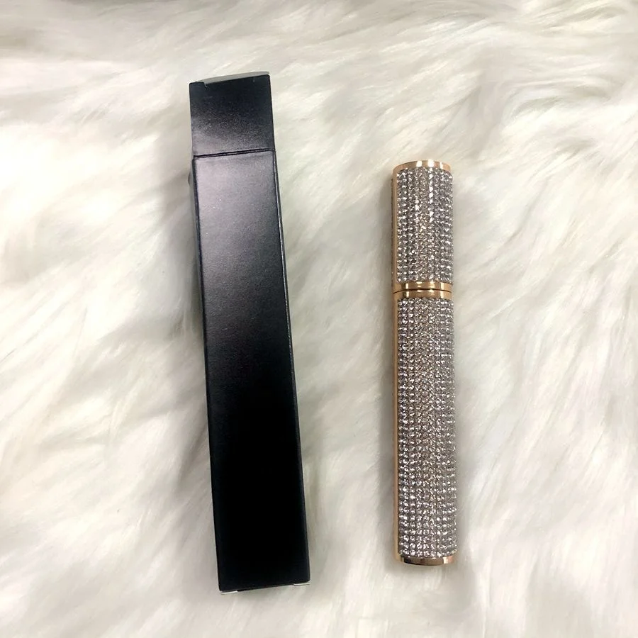 

2021 New style black glitter mascara for mink lash packaging false eyelash private logo cheaper wholesale price China vendor