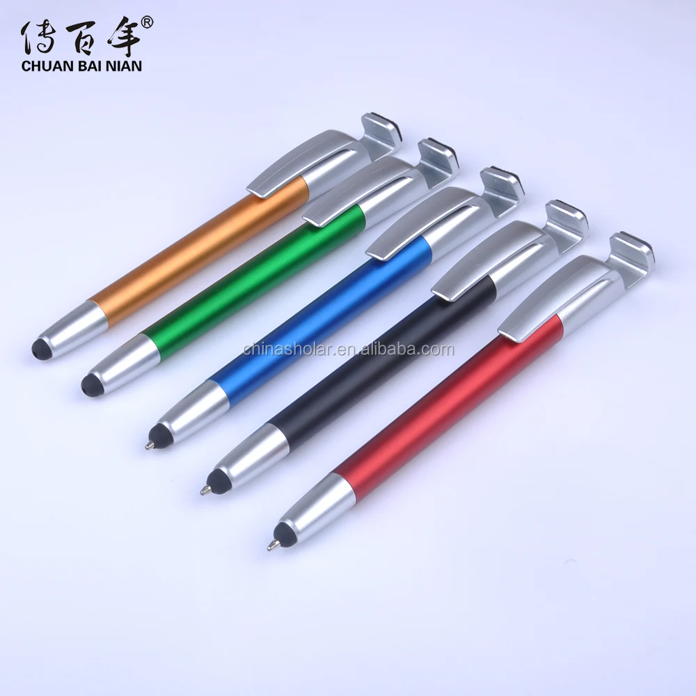 High Quality 4 In 1 Multifunction Ball Pen Phone Holder Touch Screen