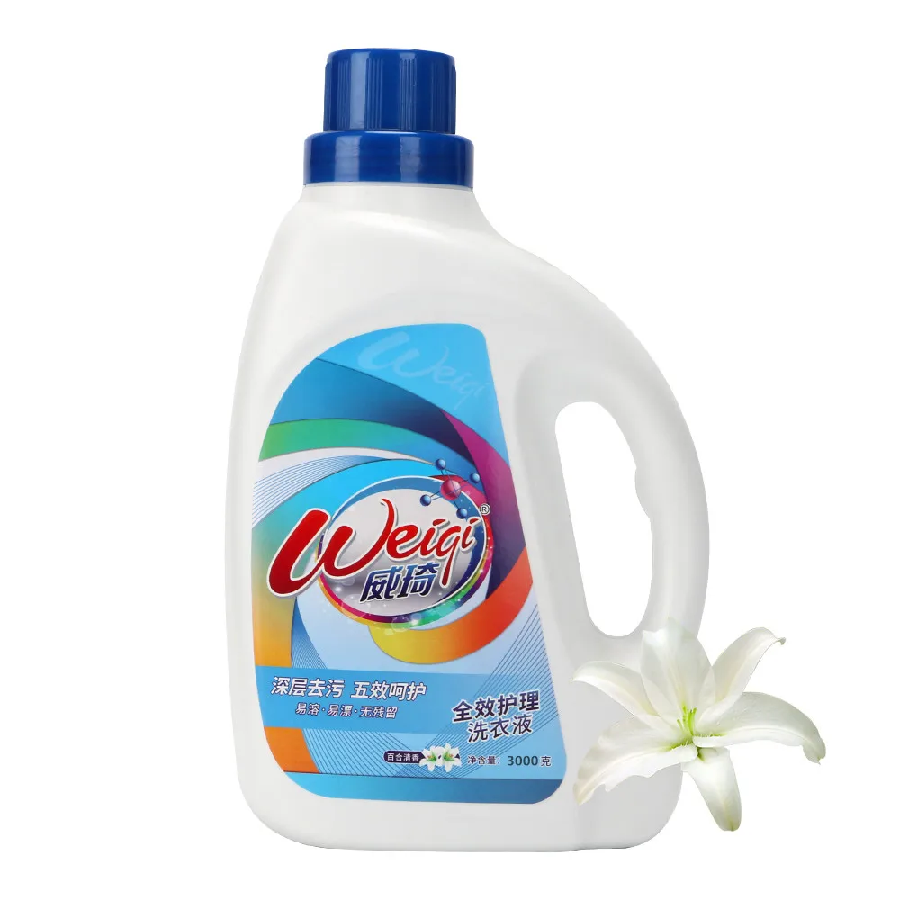 3kg Liquid Detergent Bottle Ecofriendly Clothes Washing Liquid Bulk