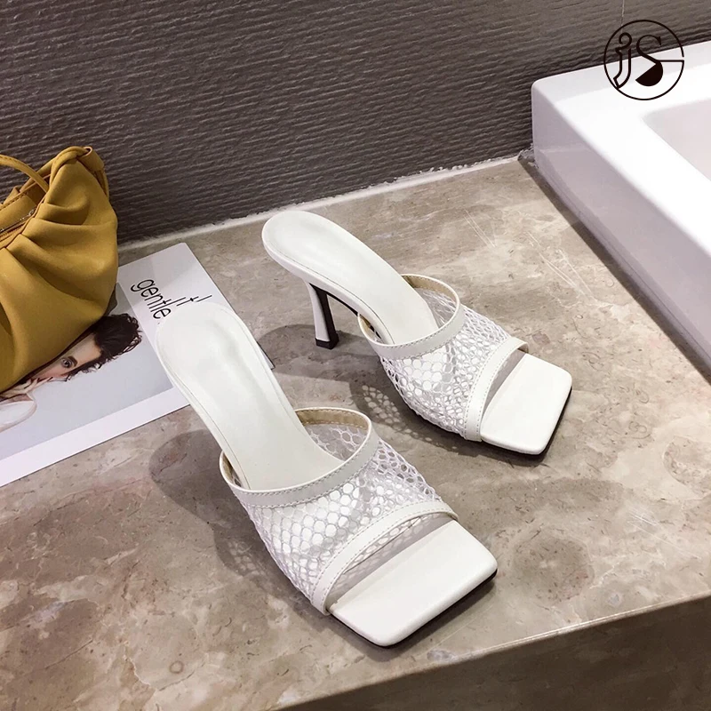 

Mesh upper and high heel slippers for women custom slippers slippers, Picture