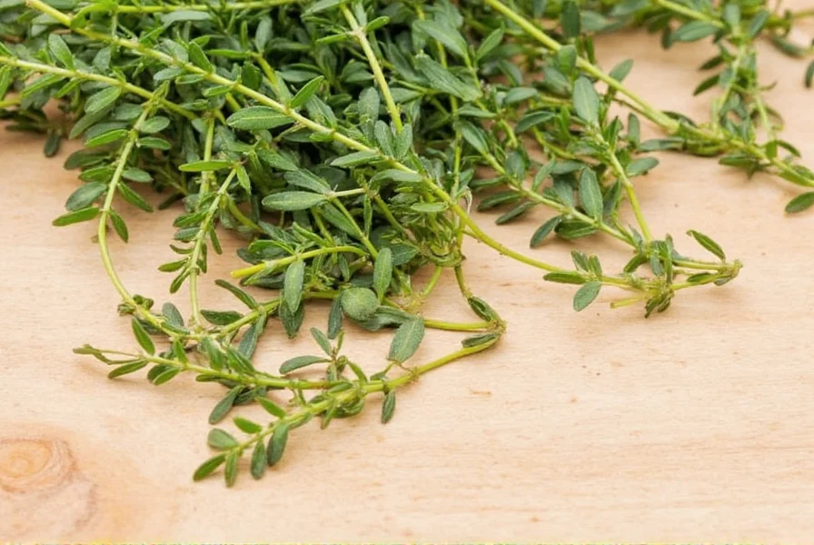 Comparison of organic and non-organic thyme