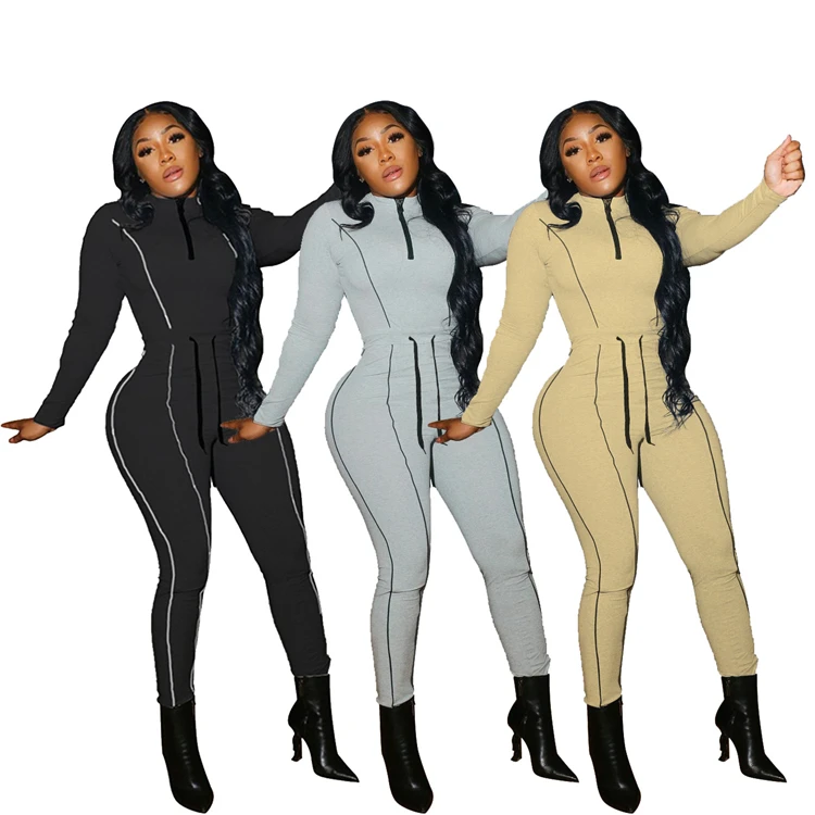 

D96140 womens clothes 2021 Fashion long sleeved women two piec pant set sports casual home wear two sets