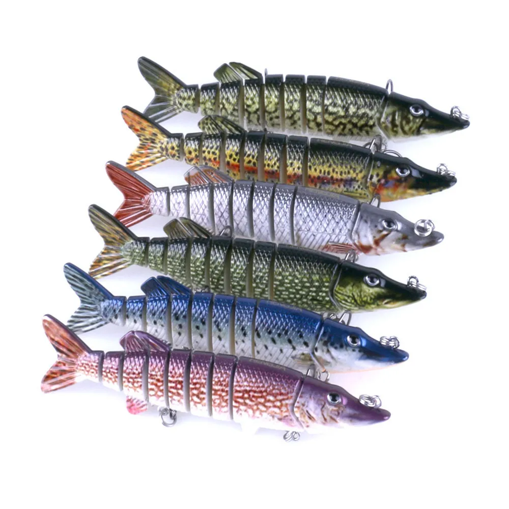 

Top Right 20g 127mm Mj1025 8 Segmented Fishing Lures For Bass Trout Lifelike Multi Jointed Artificial Swimbait Hard Bait