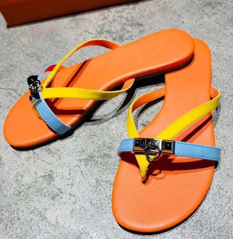 

Fashion summer PU leather flip flops sandals ladies PU personalized flip flop, As photo