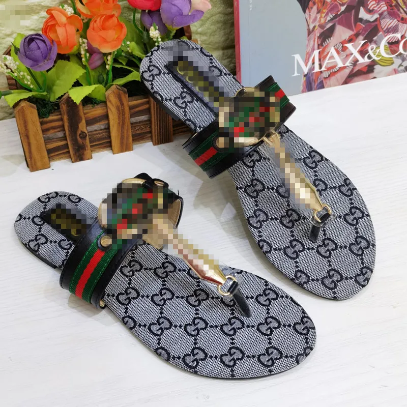 

Factory Outlet Quality Fashion Brand Womens Shoes Jelly Sandals T Strap Flip-flops