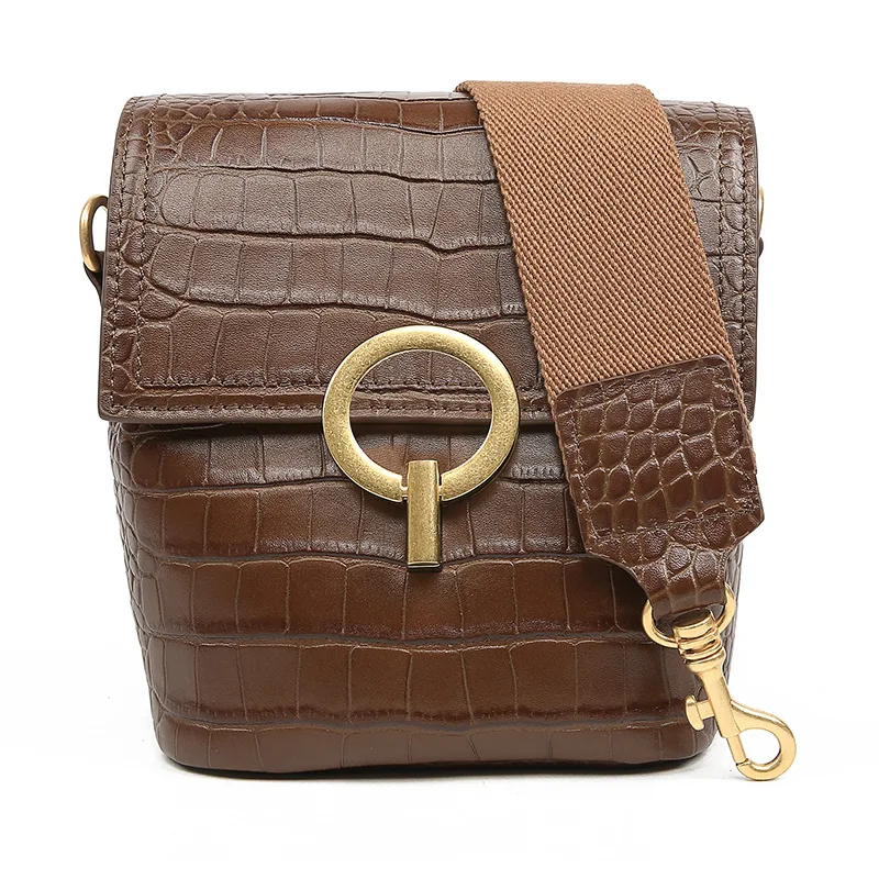 

2021 Fashion Custom Vintage Stone Pattern Real Leather Messenger Bag Crossbody Purse Bag Shoulder For Women, Burgundy / brown / black