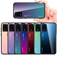 

Newest Luxury Gradient Color Tempered Glass shockproof cover For Samsung Galaxy S11 Phone Case