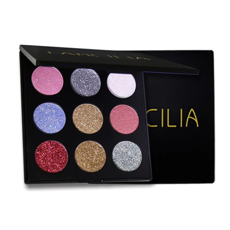 Custom Eyeshadow Palette Wholesale 12 Color Glitter Eyeshadow Mini Kit Makeup Cosmetics Palette