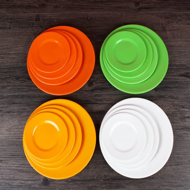 

Melamine Plate New Trend Customize Print With Nice Price Colorful Food Plate Hot Sale Accept small quantity customizing, Customized