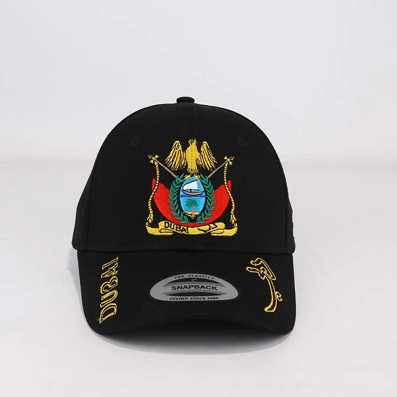 

High Quality OEM 100% Cotton Dad Hat Custom Embroidery Logo 6 Panels Curved Brim Baseball Cap