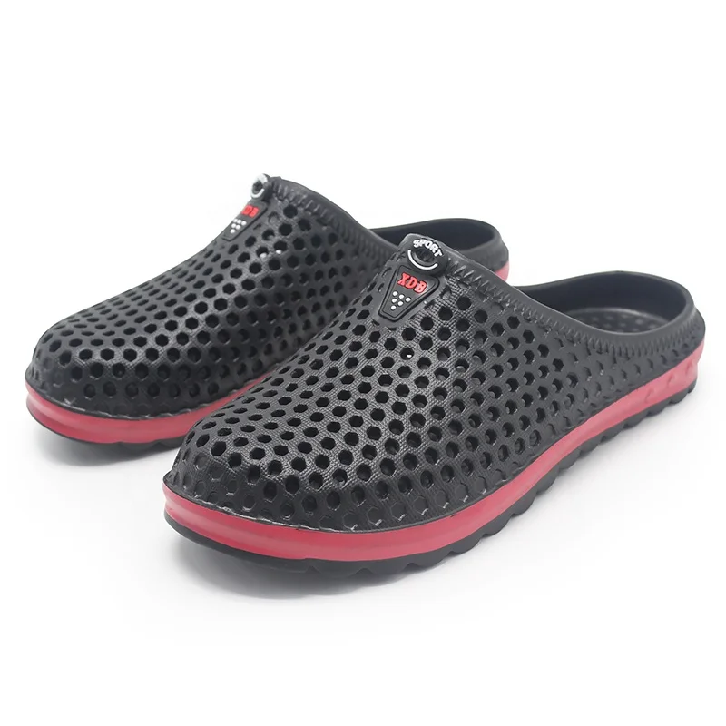 

FZNYL Breathable man Clog Sandals EVA Comfortable 2019 Summer Causal Garden Shoes Waterproof Outdoor black Slippers clog men